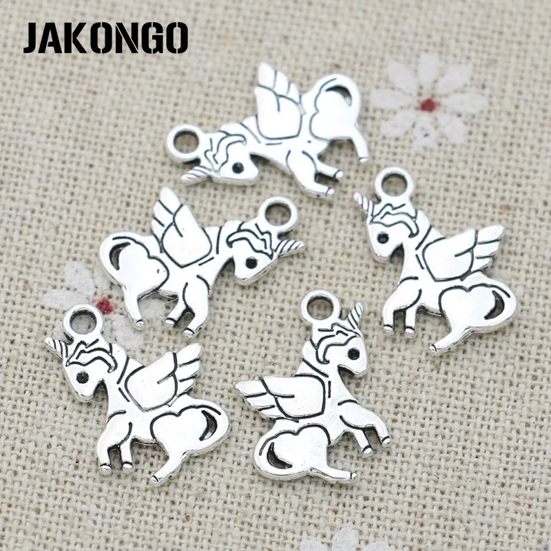 JAKONGO 20 шт античное серебряное покрытие для изготовления ювелирных изделий