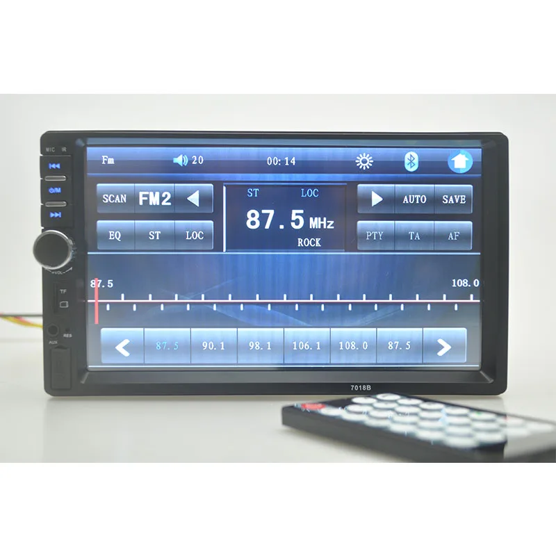 " дюймовый универсальный 2 Din Поддержка 5 языков Bluetooth FM TF USB автомобильное радио MP5 MP4 плеер HD сенсорный экран Зеркало Ссылка авто-видео