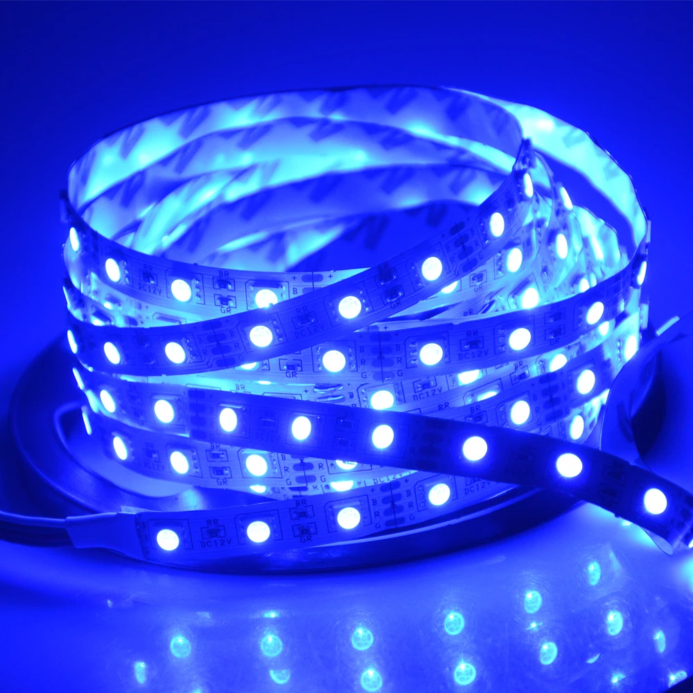 

5M 3528 5050 5630 LED Strip Non-Waterproof Flexible Light 60leds/m+3 Keys Single Color Controller+12V 2A Power Supply Adapter+DC