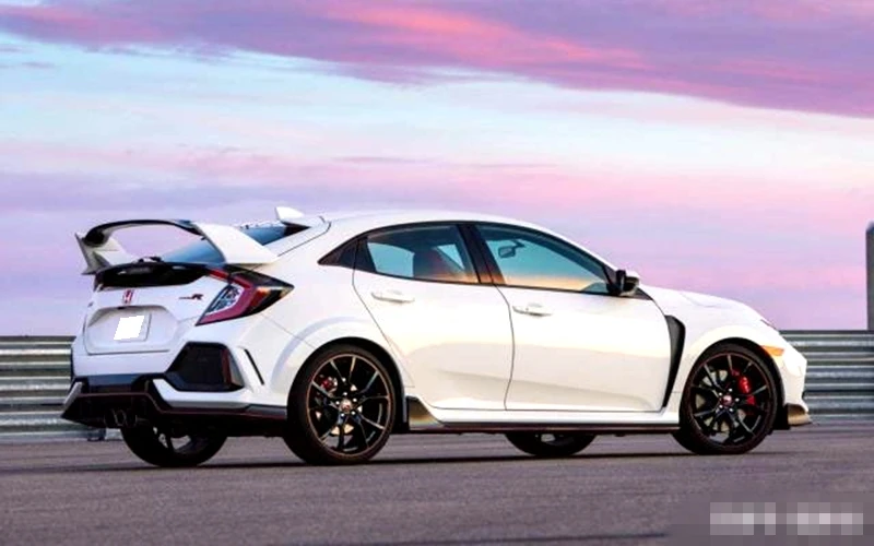 Для Honda хэтчбек Civic ABS пластиковый Неокрашенный праймер цвет Автомобильный хвост декоративное крыло задний багажник спойлер