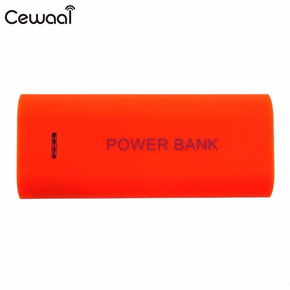 Cewaal Портативный Новый коричневый 5 V Перезаряжаемый USB мобильный Банк питания 2 шт