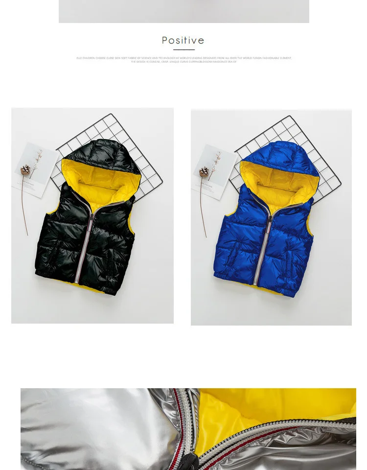 Жилет для девочек; детский жилет; куртки для девочек; Верхняя одежда для мальчиков; зимние пальто; детская одежда; теплый хлопковый жилет с капюшоном для маленьких мальчиков и девочек