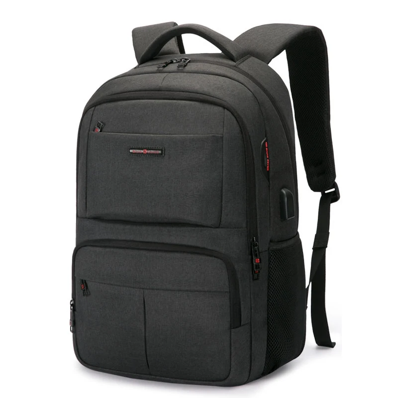

Men Women Laptop Backpack 15.6 Inch Rucksack School Bag Travel Waterproof Backpack Men Notebook Computer Bag Black Y1591