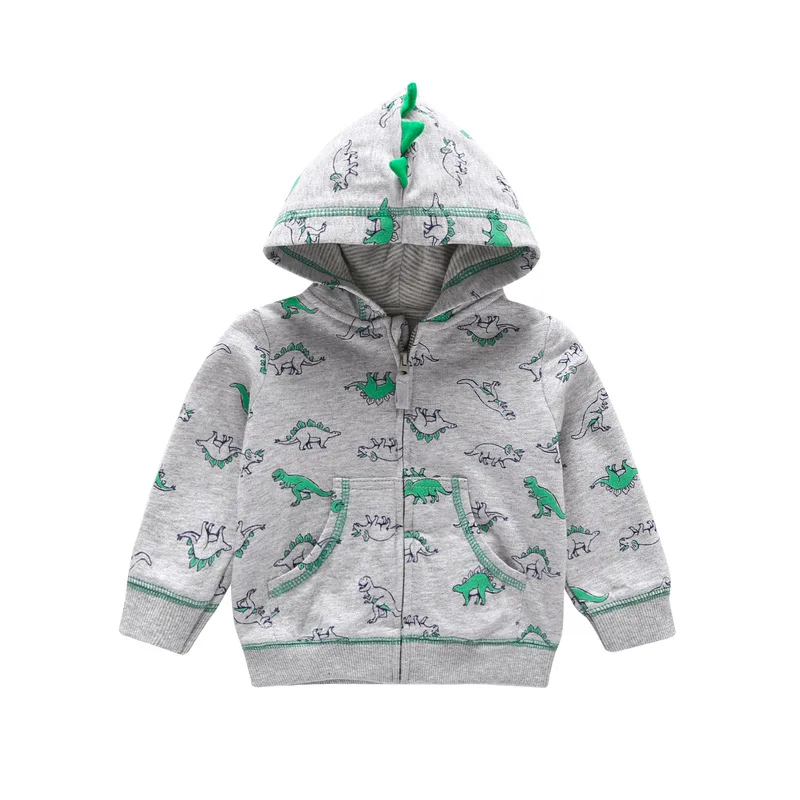 27kids Baby Toddler Boy Girls Striped Animal Print Sweatshirt Children Striped Hoodies Clothing Kids Casual Sport Outerwear