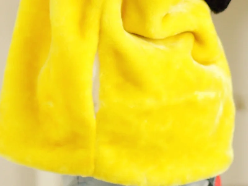 Мода yelloween капюшоном фланель хэллоуин пикачу костюм для детей меховая жилетка