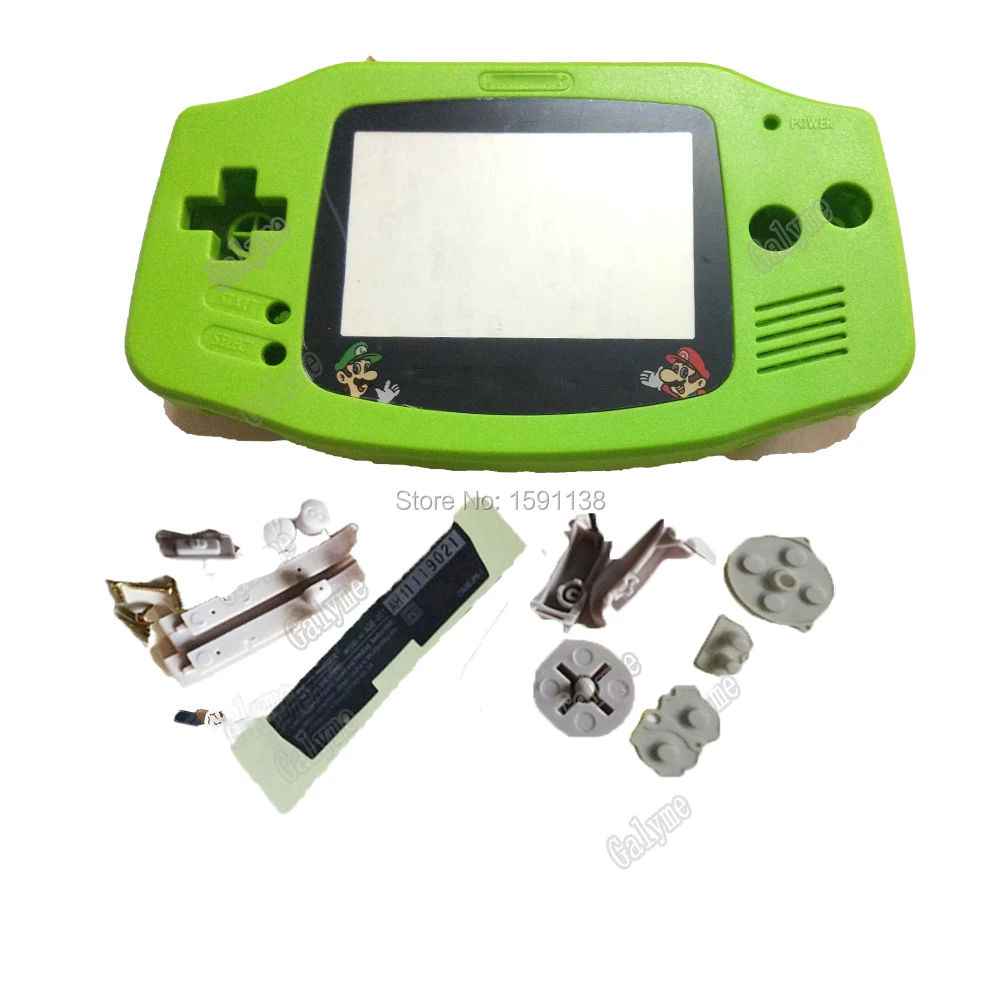 Новинка игровой корпус цвета зеленого яблока Repir подходит для консоли NintendoGBA
