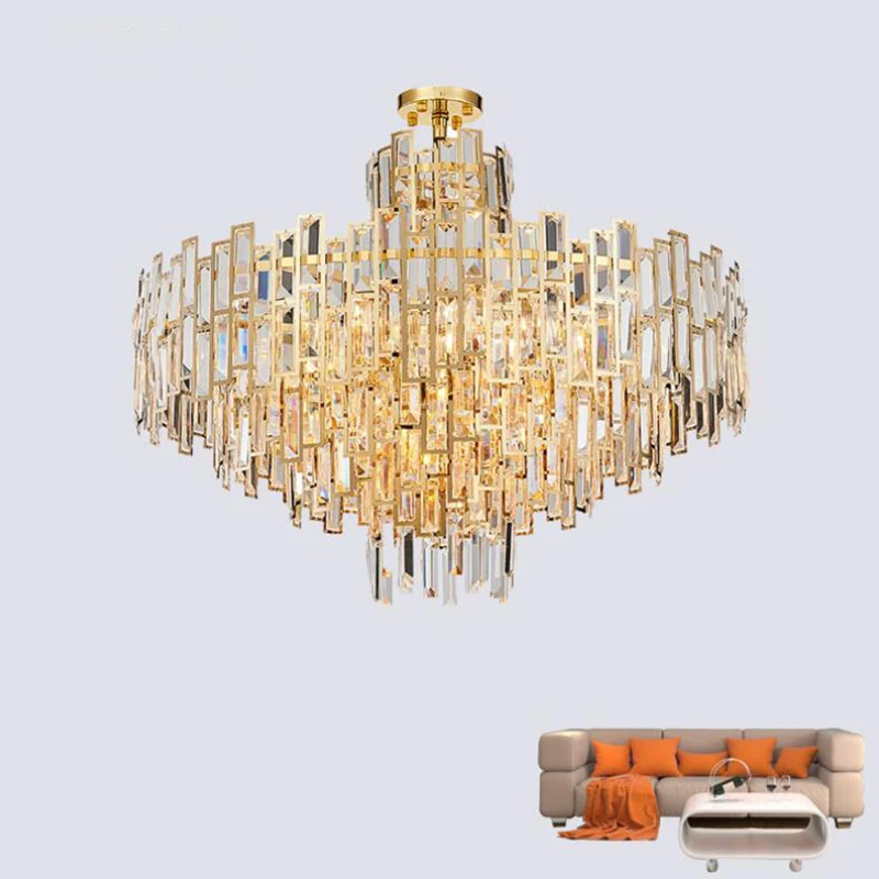 Jmmxiuz модерн блеск RU ручек на выбор хрустальные Pour Le салон De Luxe Cristaux Suspendus