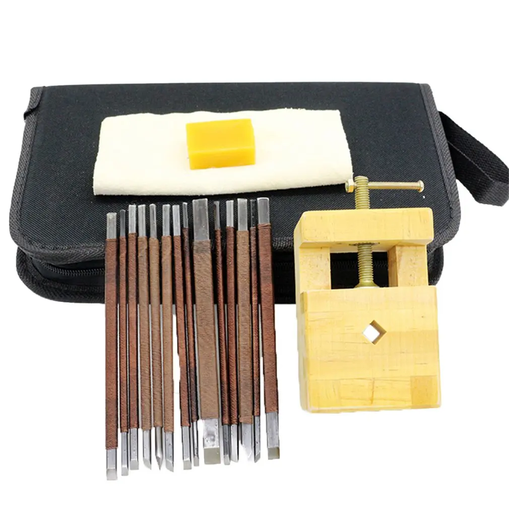 18 шт./компл. для резьбы по дереву набор инструментов марганцевая сталь плоский и