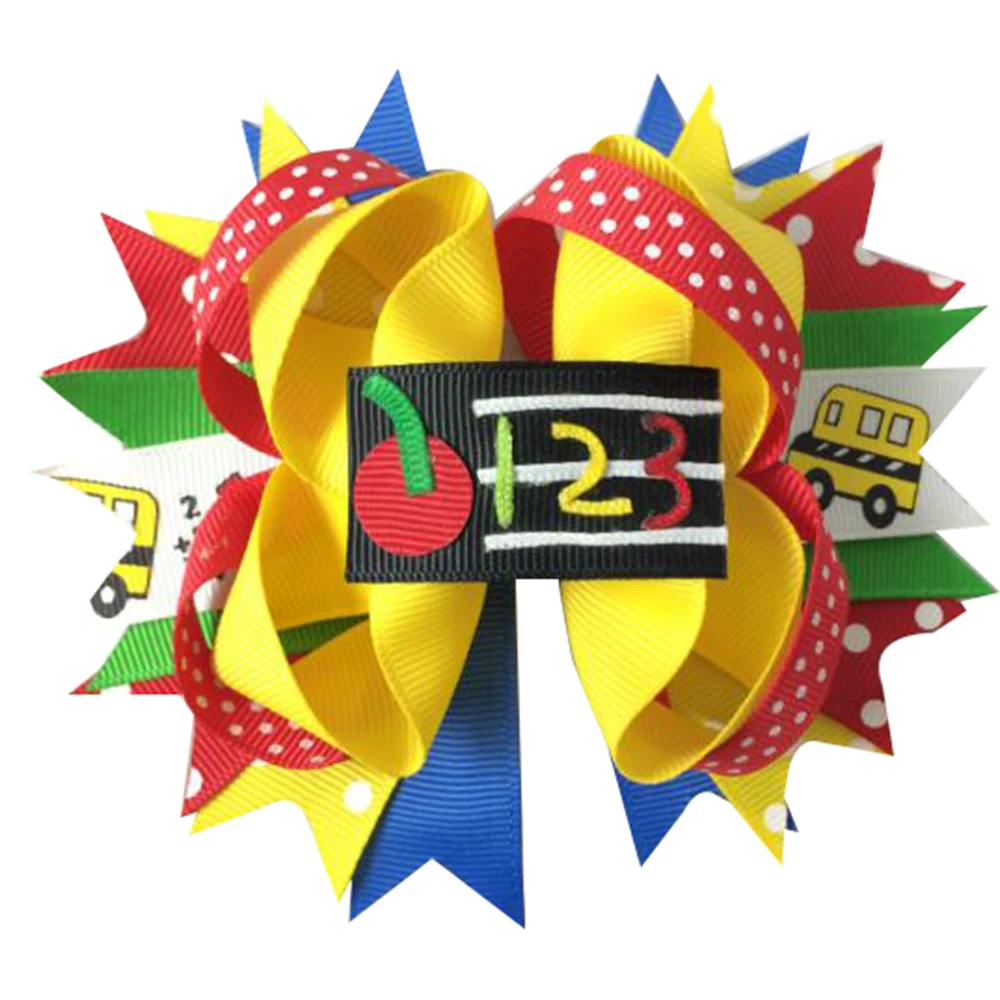 5 дюймов 2019 новый срок начинается заколки для волос ABC дети крокодил зажим