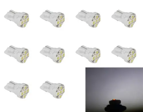 Горячая 10 шт. T10 0.25 Вт 40lm 560nm 5 SMD 1210 из светодиодов автомобиль легкий укладка руль