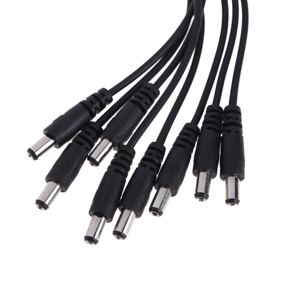 10PCS DC Power Splitter Cable for CCTV Security Adapter Connector Male 1 Female To 8 | Безопасность и защита