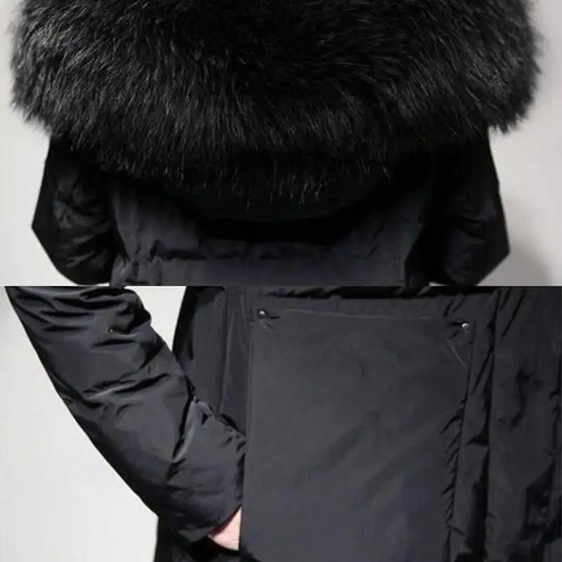 Зимняя женская свободная толстая теплая куртка размера плюс 6XL 115 кг женское