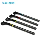 Подседельный штырь ASIACOM 3K из углеродного волокна 27,2 25,4 31,6, подседельный штырь для горного велосипеда, цвета: красный, синий, зеленый, желтый, для горного велосипеда, стойка сиденья велосипед запчасти