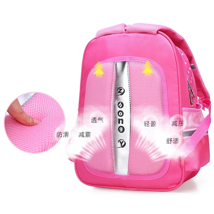 Милый детский школьный рюкзак принцессы ортопедический ранец для