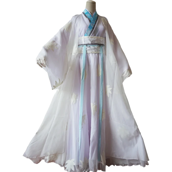 Bai Suzhen Xiao белый Сказочный Женский карнавальный костюм Hanfu для аниме змеи взрослых