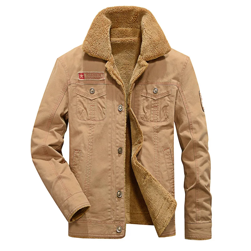 New Winter Thick Coat Men's Cotton Warm Cold Short Jacket Large Size Loose Lapel Quality Fashion Casual M-4XL | Мужская одежда