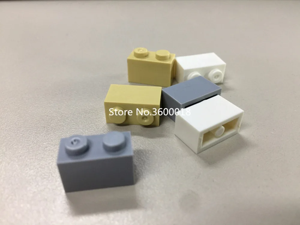 50 шт./лот DECOOL части 1*2 совместимые 3004 1x2 высокие частицы Кирпичи MOC DIY блоки игрушки