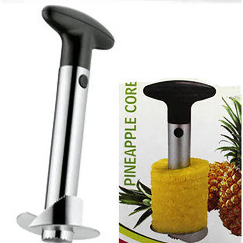 Полезные Нержавеющая сталь ананас Овощечистка резак Slicer дыни Peel основных инструменты фрукты овощи Ножи