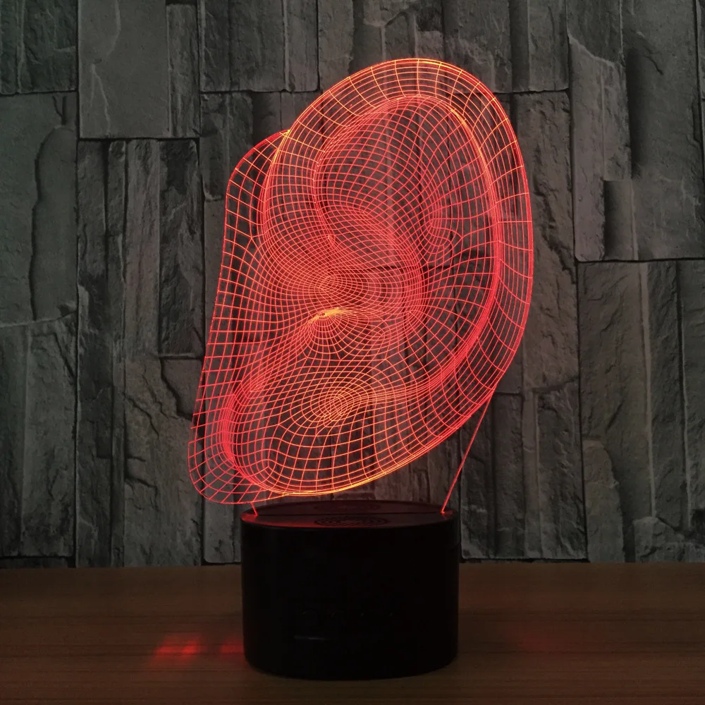 Luminaria Led 3d Светодиодная лампа De Mesa Powerbank ночник 7 цветов Изменение настольная