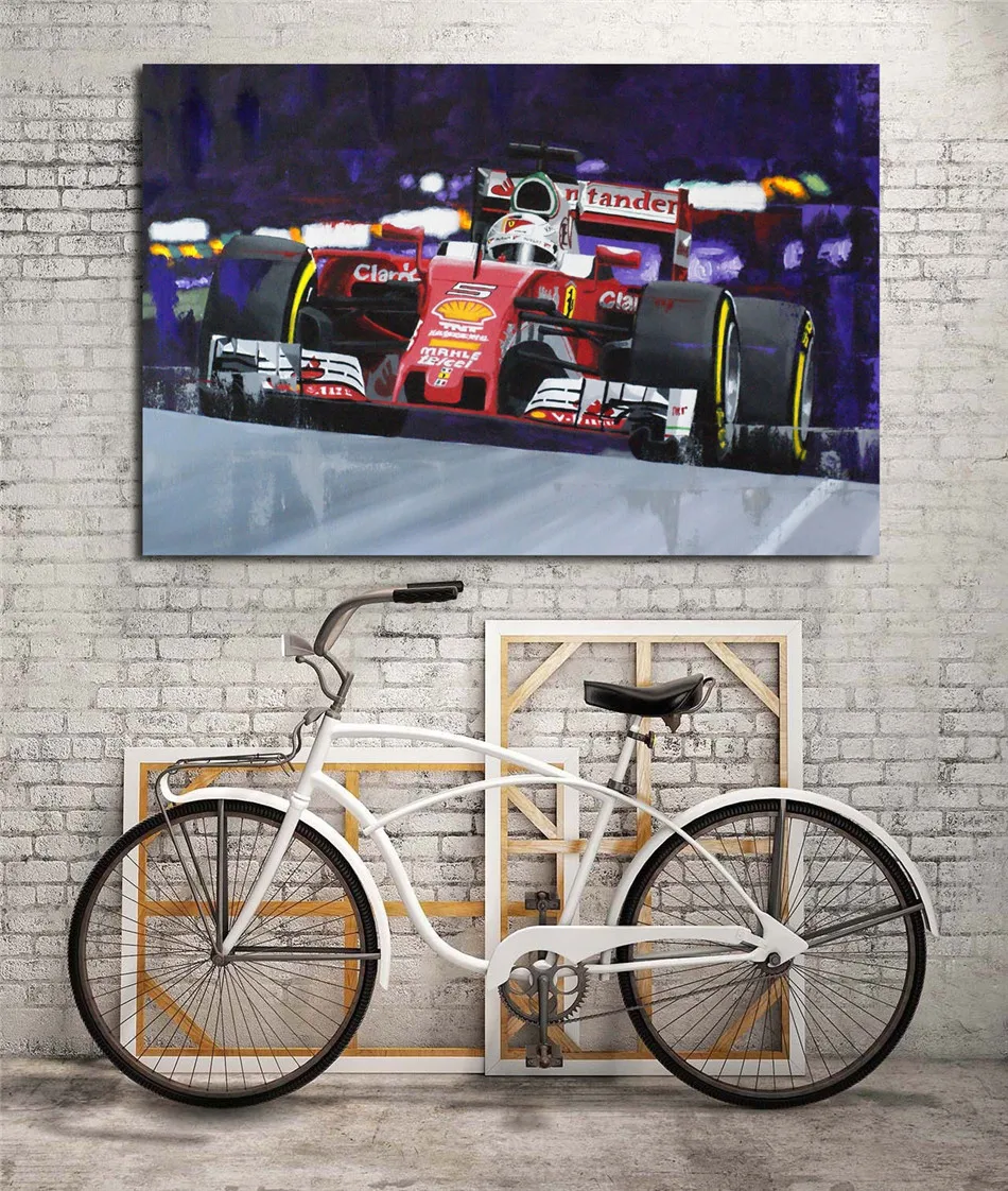 Italian Racing Rider Valentino-Rossi Canvas Oil Painting Print Living Room Home Decor Modern Wall Art Poster#003 | Дом и сад
