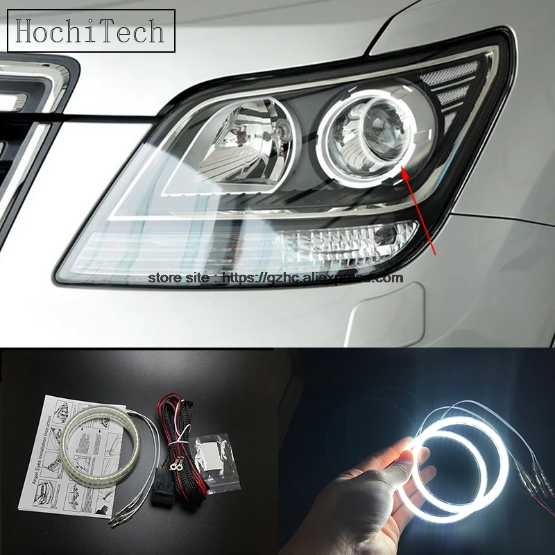 HochiTech ультра яркие красные/зеленые/Белый светодиодный глаза ангела 2500LM гало