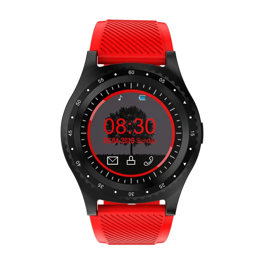 Смарт-часы с Камера Bluetooth спортивные часы Фитнес монитор Поддержка сим-картой Smartwatch KW28 gw11 L9 для Xiaomi huawei часы - Цвет: red