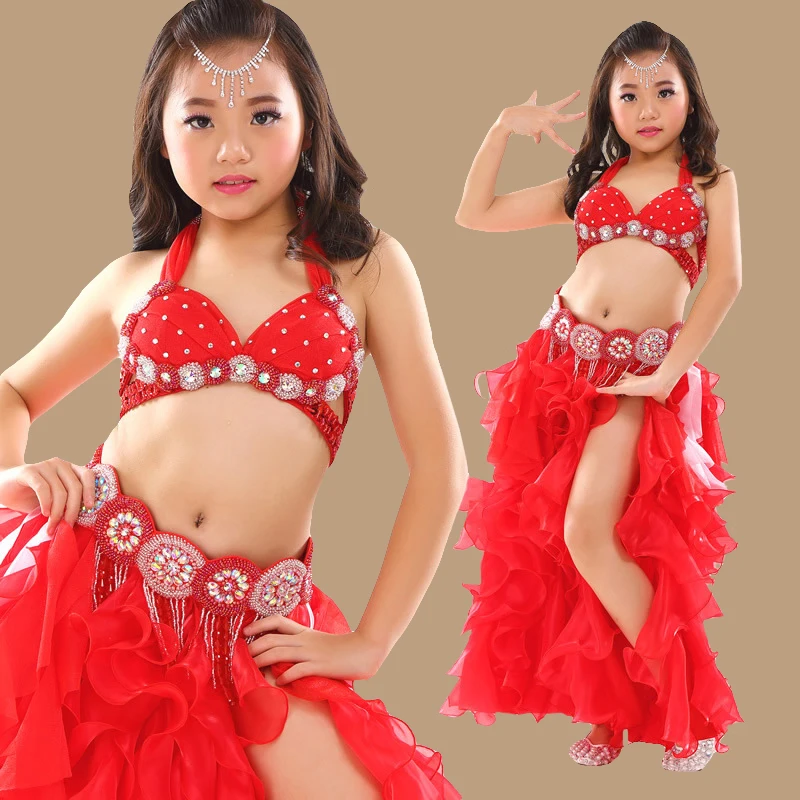Костюм для танца живота из 3 х предметов девочек|belly dance costume set|belly dancing clothesdance clothes |