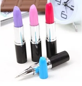 Шариковая ручка в форме помады 3 шт./лот | Канцтовары для офиса и дома