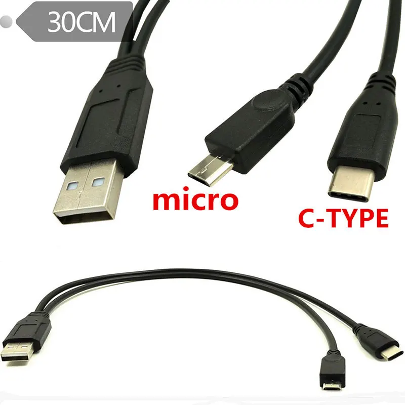 Зарядный кабель USB 3 1 типа C многофункциональный зарядный Duttek 2 в 0 A папа-USB папа и