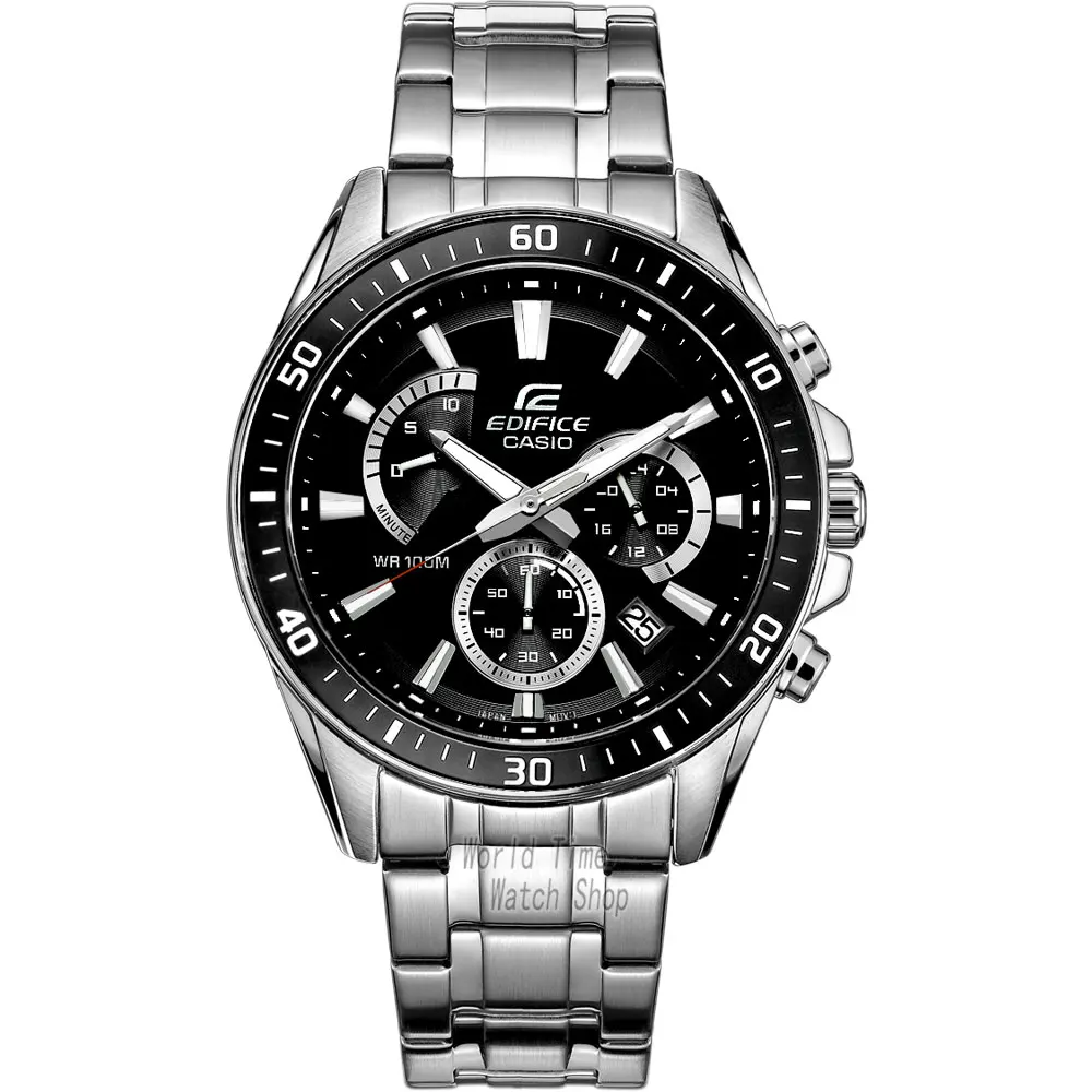 EFR552D1A-1 Часы Casio Edifice часы мужские Взрыв лучший бренд класса люкс комплект кварц 100м Водонепроницаемый Световой Хронограф мужские часы Спортивные военные часы дайвинг наручные часы relogio masculino reloj hombre erkek - Цвет: EFR552D1A-1