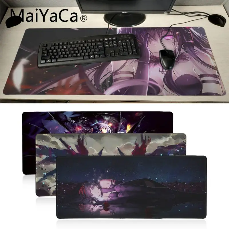 

MaiYaCa New Designs Puella Magi Madoka Magica anime Laptop Gaming Mice Mousepad Smooth Writing Pad Desktops Mate anime mousepad