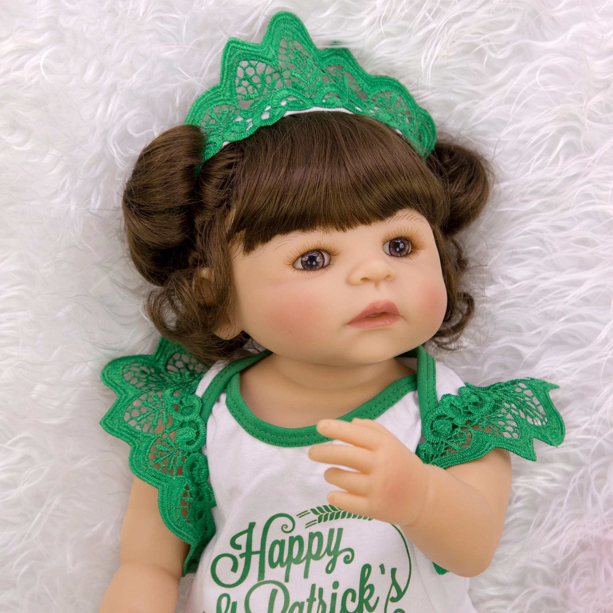 Модные 55 см куклы Reborn Baby силиконовые 22 дюйма реалистичные принцессы Bebe для детей