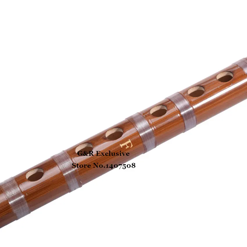 Китайская бамбуковая флейта двухсекционная дизация без мембранного отверстия