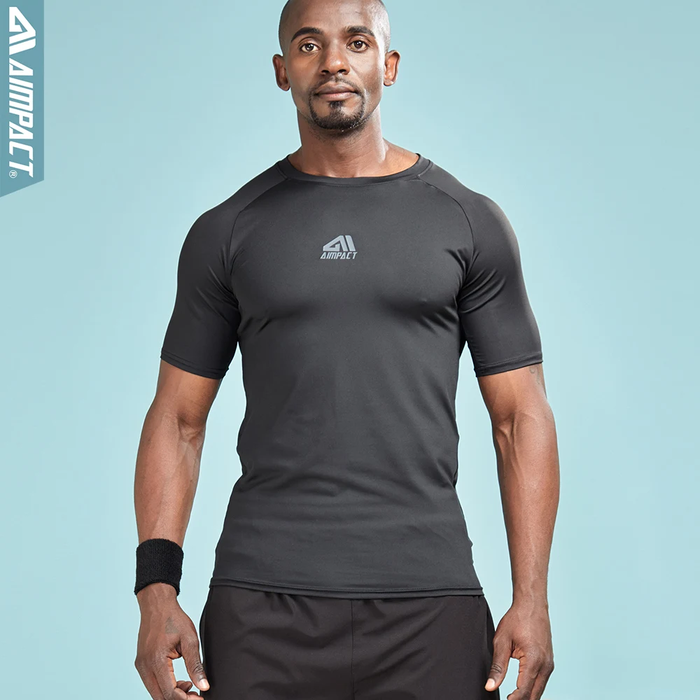 Мужская футболка Aimpact Спортивная быстросохнущая компрессионная для