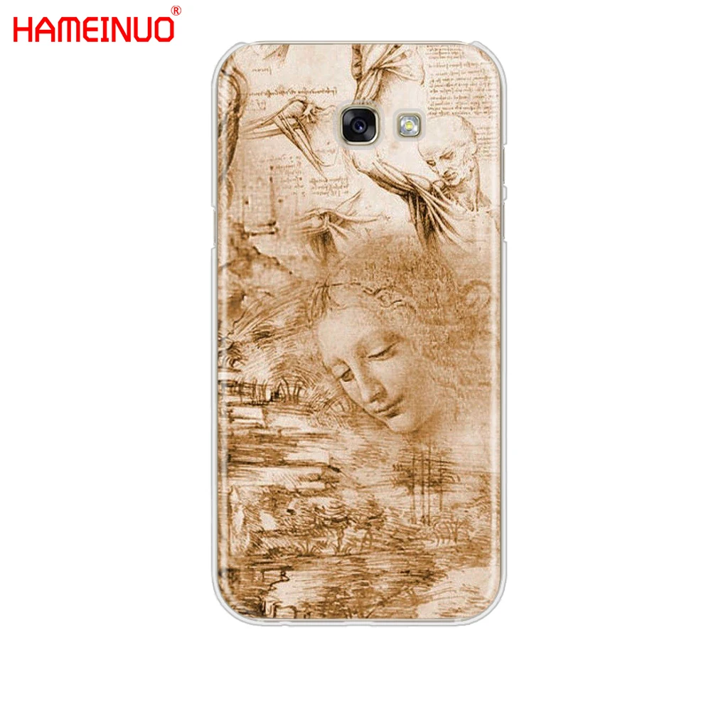 HAMEINUO Mona Lisa Леонардо да Винчи чехол для сотового телефона Samsung Galaxy A3 A310 A5 A510 A7 A8 A9 2016