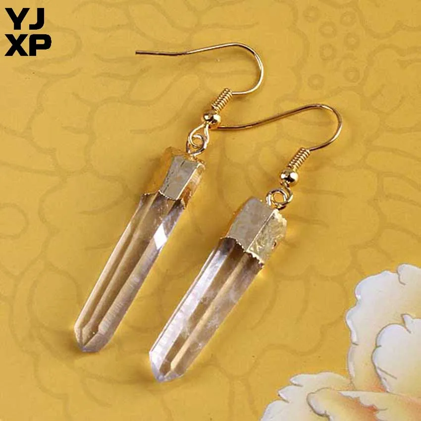 YJXP уникальный дизайн неправильной формы натуральные камни Кристалл Висячие