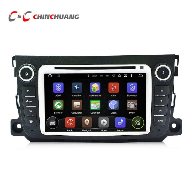 Автомобильный DVD плеер Android 9 0 для Mercedes Benz Smart Fortwo 2011 2014 Радио RDS GPS навигация DVR Wifi 4G