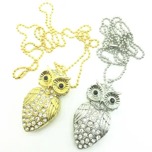 USB флеш-накопитель, металлический флеш-накопитель в форме совы, 8 ГБ, 16 ГБ, 32 ГБ