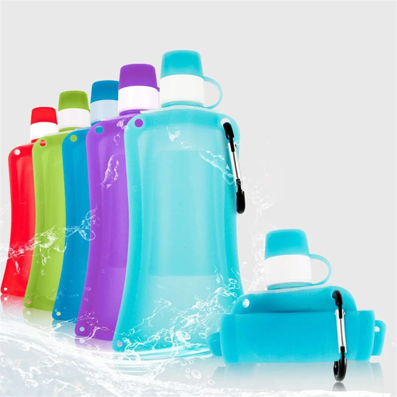 BPA Free многоразовый складной Силиконовый мешок для бутылки с водой|Бутылки воды| |
