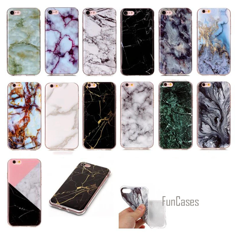 Чехол для iPhone 7 мягкое Мраморное изображение камня окрашенный чехол plus роскошный