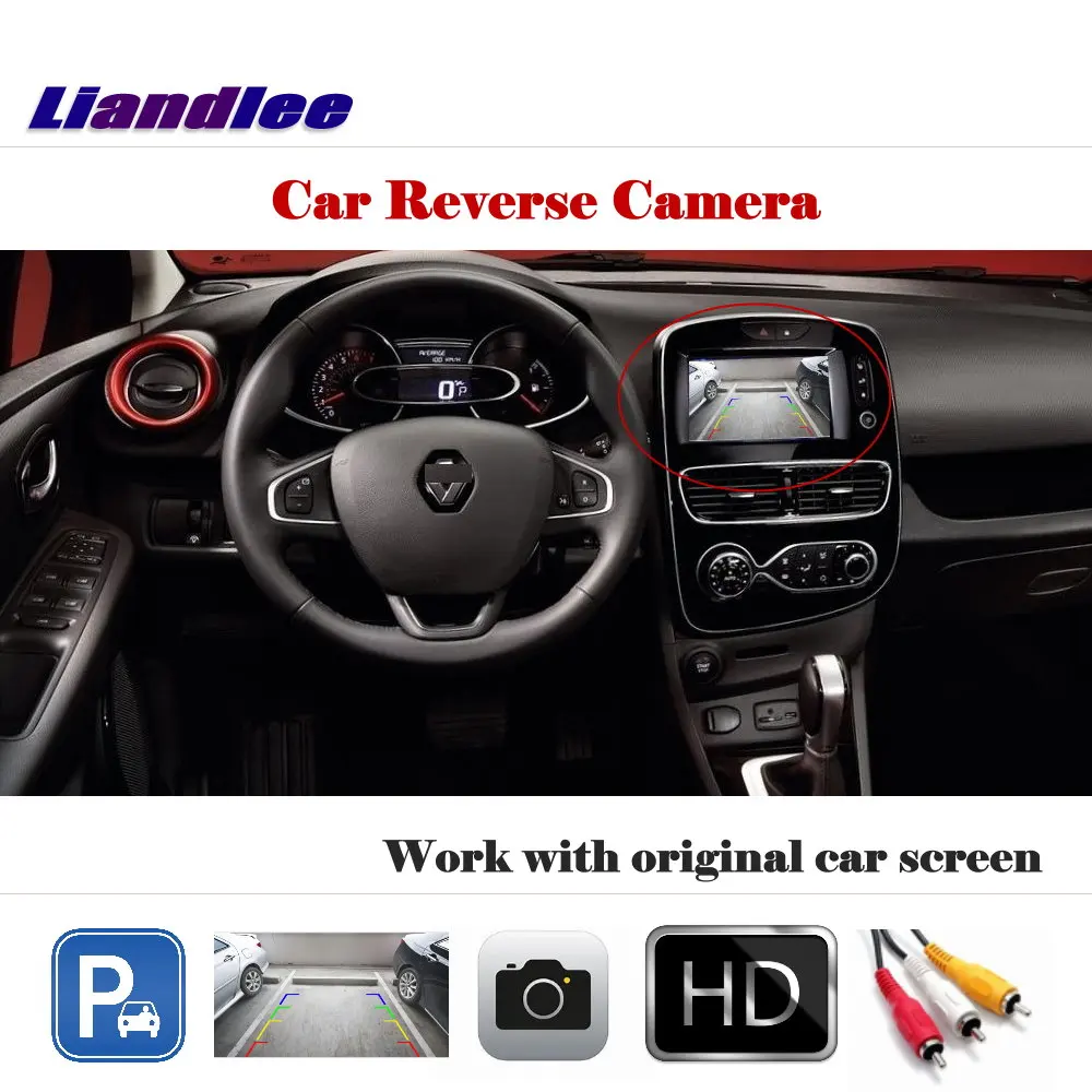 Liandlee автоматический обратный заднего Камера для Renault Clio Характеристическая