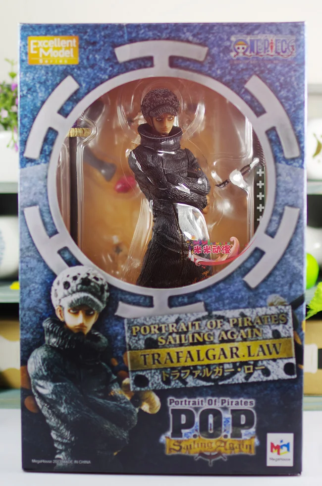 free shipping with original retail box 23cm one piece Trafalgar.Law PVC toys hand-done action figure EW-hzw-0021 | Игрушки и хобби