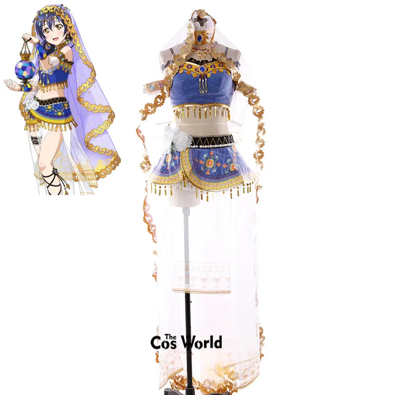 Love Live 9 символов Arabia dancing Diva Kousaka Honoka Minami Kotori Уми Сонода Ayase Eli платье на заказ