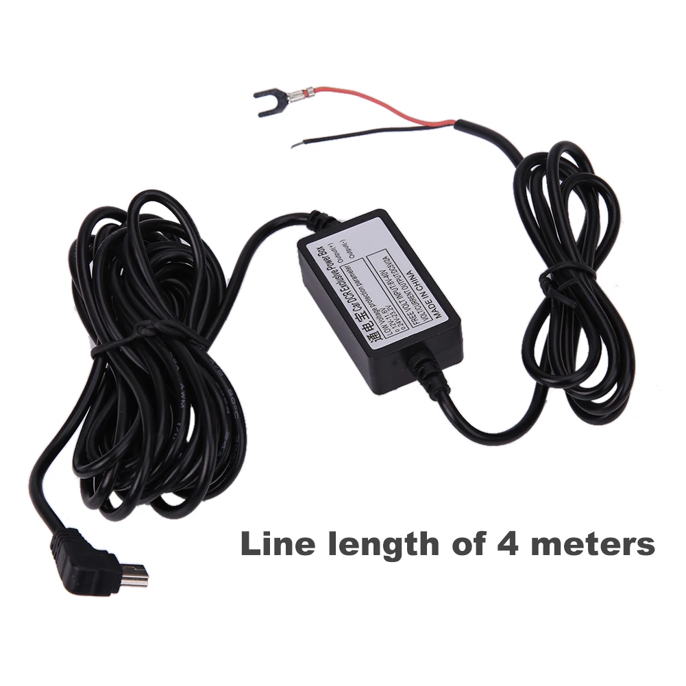 Мини-usb Hardwire DC 12 V-24 V до 5V 1500ma адаптер питания для автомобильного зарядного устройства 1.5A для видеорегистратора автомобиля DVR