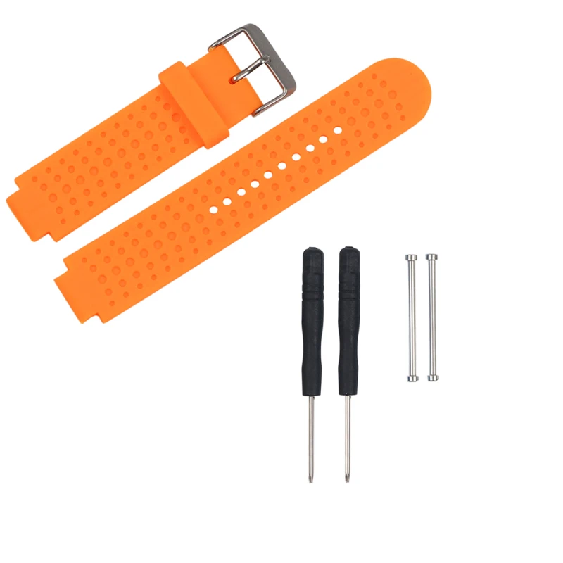 Силиконовый сменный ремешок для наручных часов Garmin Forerunner 230/235/630/220/620/735 с штифтами