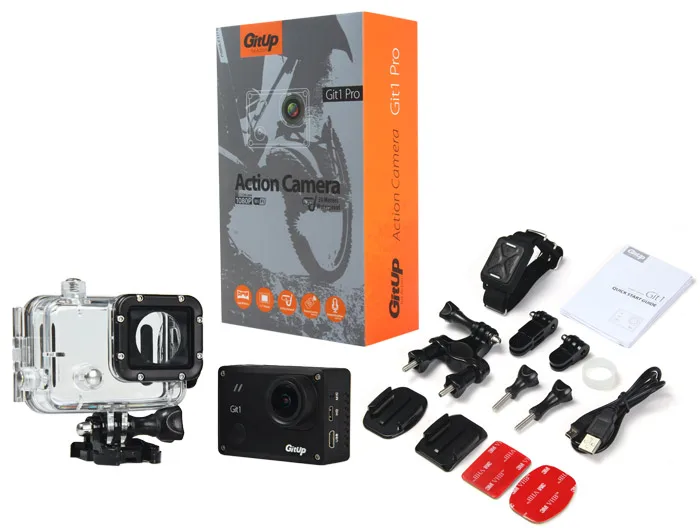 Спортивная камера GitUp Git1 1,5 Дюймовый ЖК-экран WiFi HD 1080 P 60fps Водонепроницаемая профессиональная камера