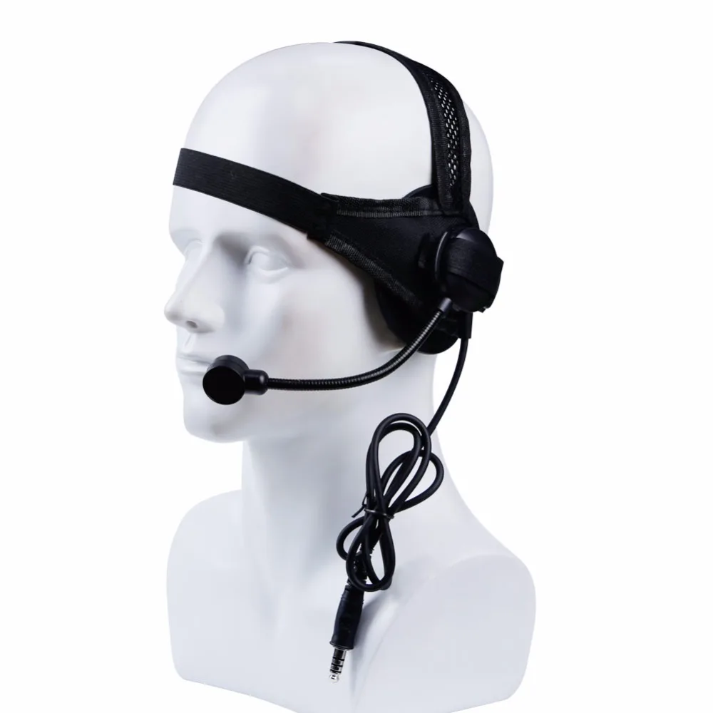 Тактический гарнитура II для наушников с микрофоном PTT Walkies рации CS Охота игровые