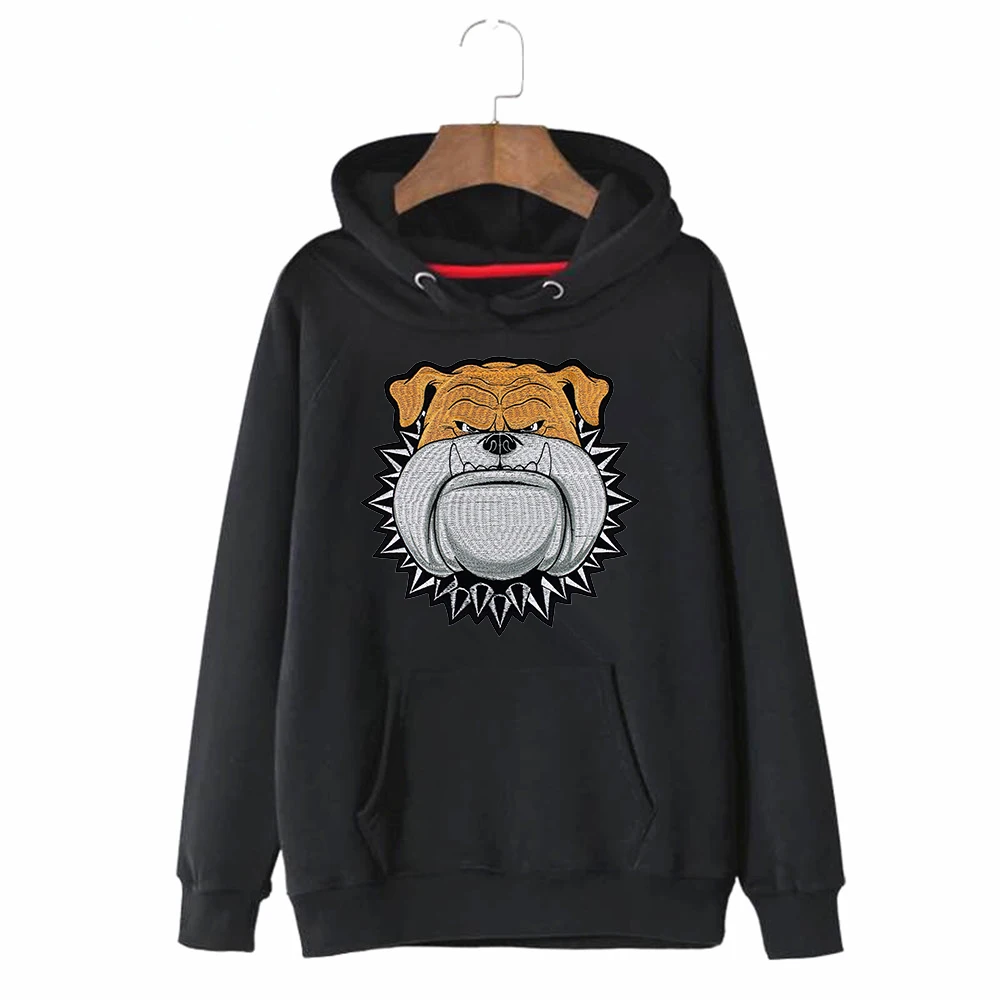 10 шт. модные нашивки из ткани для бычьей собаки вышивка аппликация Железный