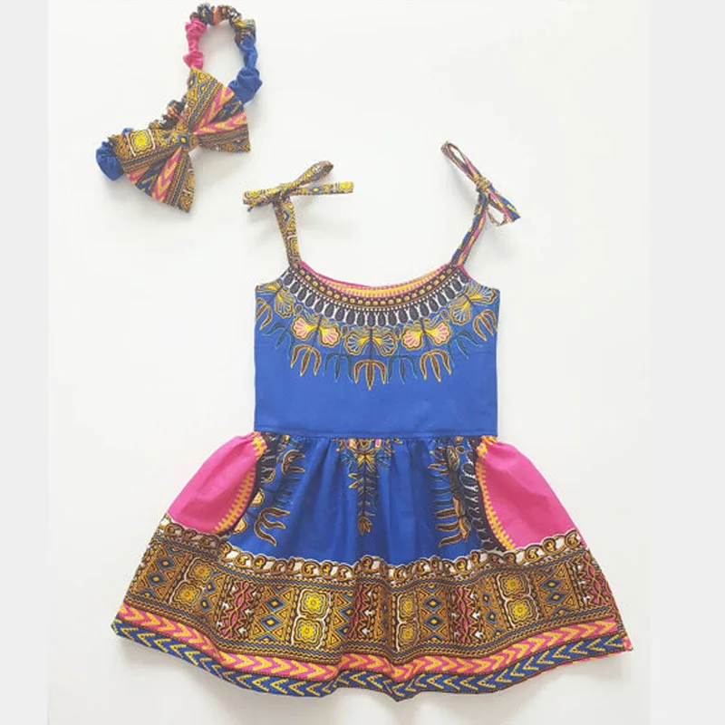 Обувь для девочек Boho Сарафан модные классические платье на бретелях