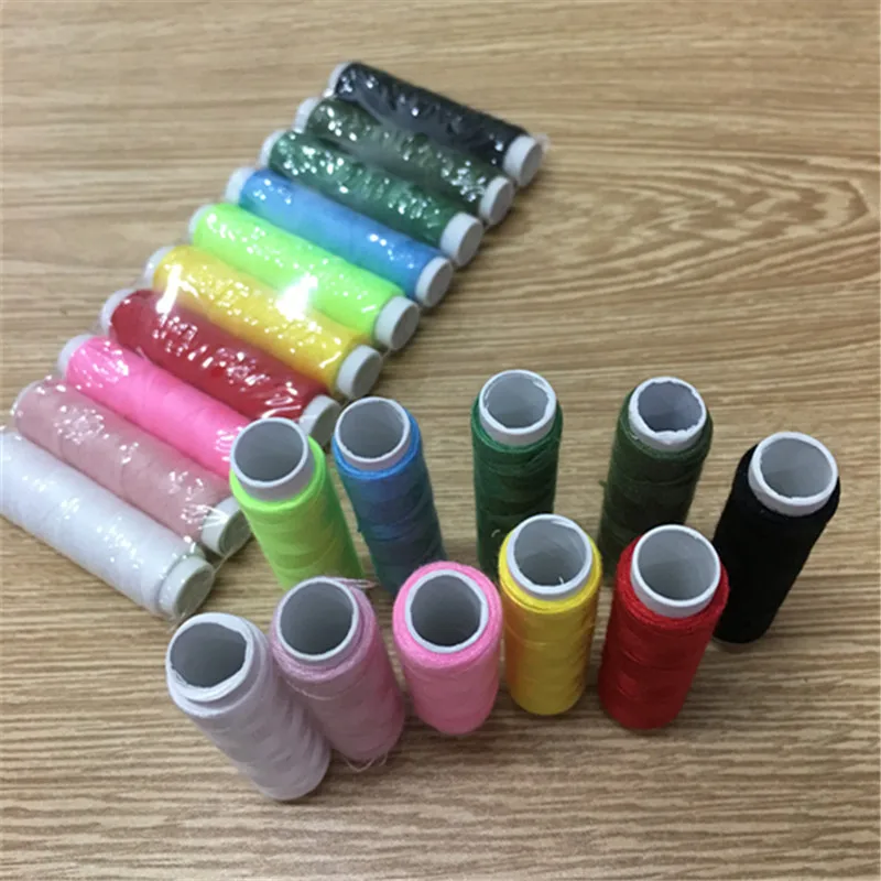 Нить полиэстер нить набор прочный и долговечный нитей 10 видов цветов 1